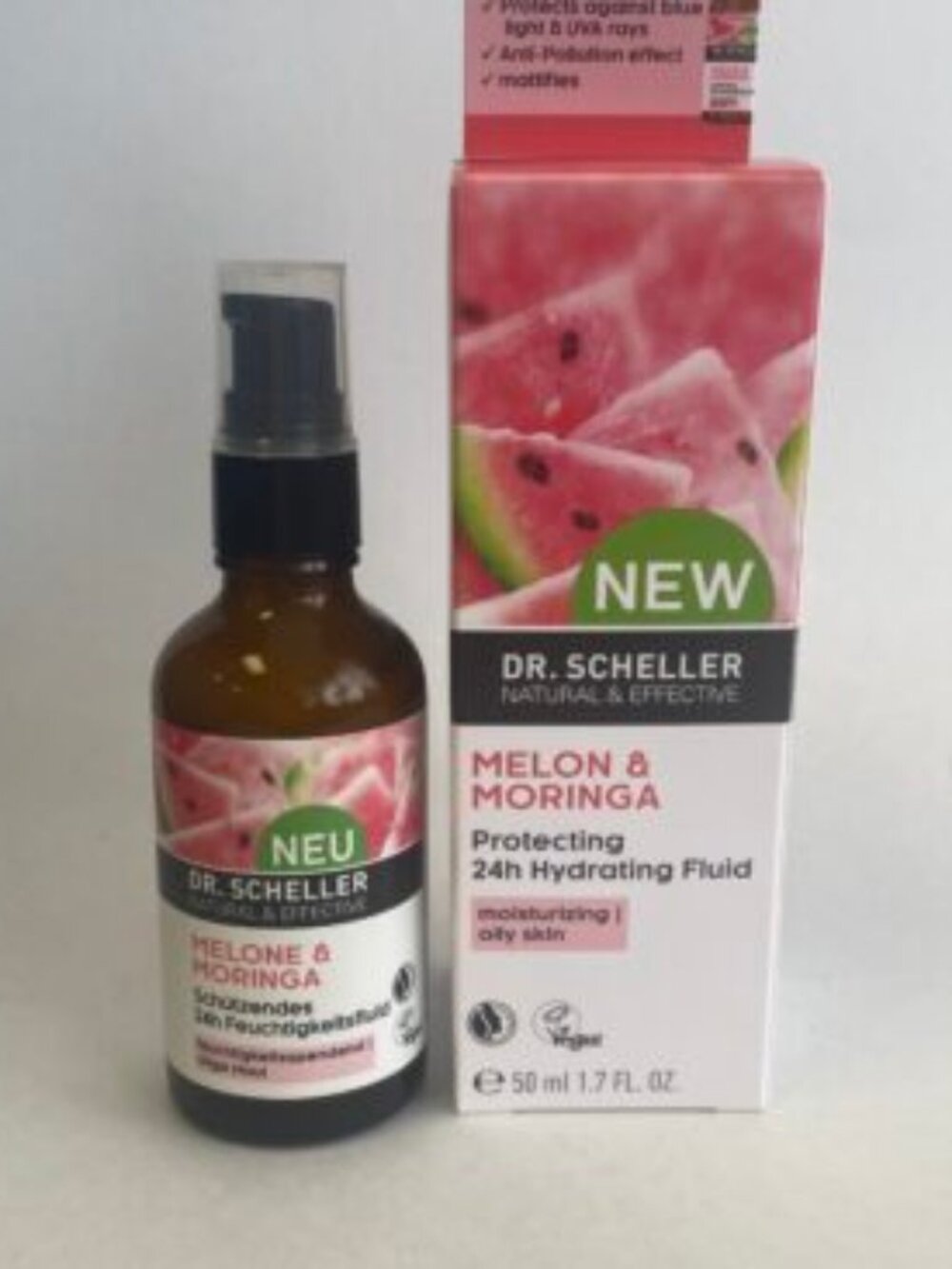 Dr. Scheller Melon & Moringa Protecting 24h Hydrating Fluid for Oily Skin, 50 mL